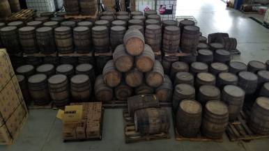 John Watlings Distillery Barrels